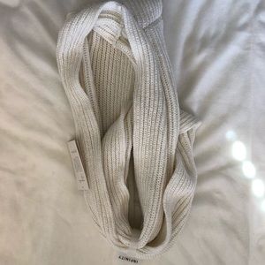 White Infinite Scarf NWT